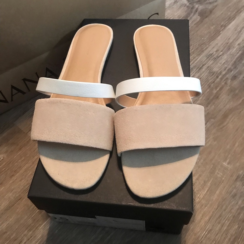 Banana Republic double strap slide